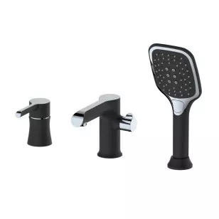 Смеситель на борт ванны HB80805-7 черный Haiba