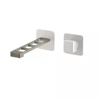 Смеситель для раковины One-X OX830611741 белый/сталь Webert