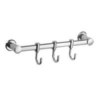 Планка с крючками для полотенец HB205-3 хром Haiba