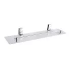 Полка стеклянная HB8807 хром Haiba