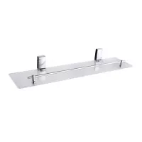 Полка стеклянная HB8807 хром Haiba