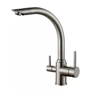 Смеситель для кухни HB70304 сталь Haiba