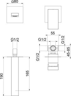 Смеситель для раковины Pegaso PE830606740 белый Webert