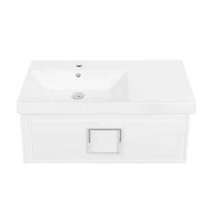 Тумба под раковину подвесная Cubo FNC-01-CUB-B-90 белая La Fenice