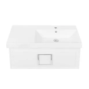 Тумба под раковину подвесная Cubo FNC-01-CUB-B-90 белая La Fenice
