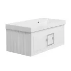 Тумба под раковину подвесная Cubo FNC-01-CUB-B-90 белая La Fenice
