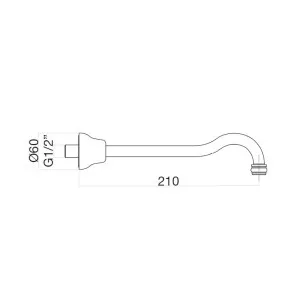 Излив Armony AC0537060 медь Webert