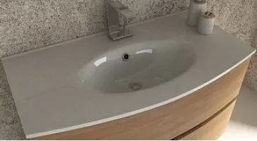Раковина из искусственного мрамора Cezares Dalila 101x52 Bianco 50195