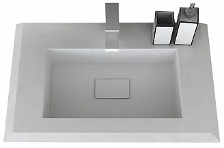 Раковина из искусственного мрамора Cezares Bellagio 71x6x46 Bianco opaco 50212