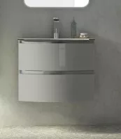 База под раковину Cezares Vague 69x52x55 Grigio lucido 54854