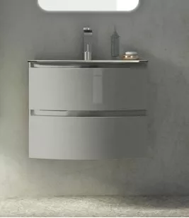 База под раковину Cezares Vague 69x52x55 Grigio lucido 54854