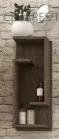 Полка подвесная Cezares Space 30x20x75 Frassino scuro 55048