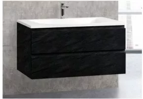 База под раковину Cezares Molveno 100x50x50 Nero MOLVENO-100-2C-SO-NR