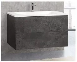 База под раковину Cezares Premier-HPL 100x50x56 Manganese PREMIER-HPL-100-2C-SO-MGN-BLUM-EST