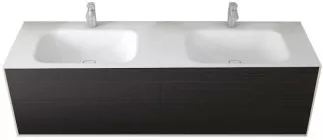 База под двойную раковину Cezares Titan 200x53x55 Lava TITAN-II-2000/530-4C-LAV