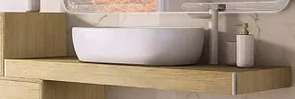Консоль подвесная Cezares Tavolone 120x43x8 Rovere tabacco 41583