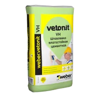 Шпатлевка финишная цементная Weber.Vetonit VH влагостойкая 20 кг Шпатлевка финишная цементная Weber.Vetonit VH влагостойкая 20 кг