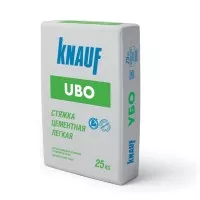 Стяжка для пола Knauf UBO цементная легкая 25 кг